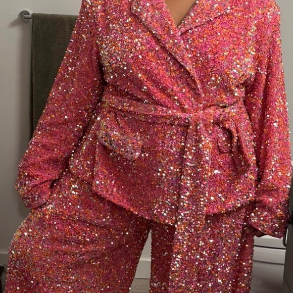 LIZA Sequin Set in TOURMALINE - Picture 5 of 6